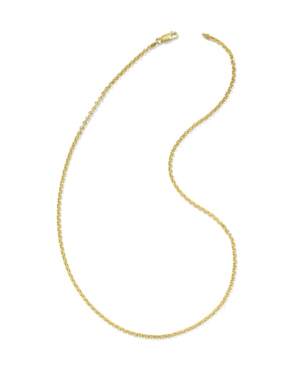 Axel 20" Chain Necklace in 18k Gold Vermeil