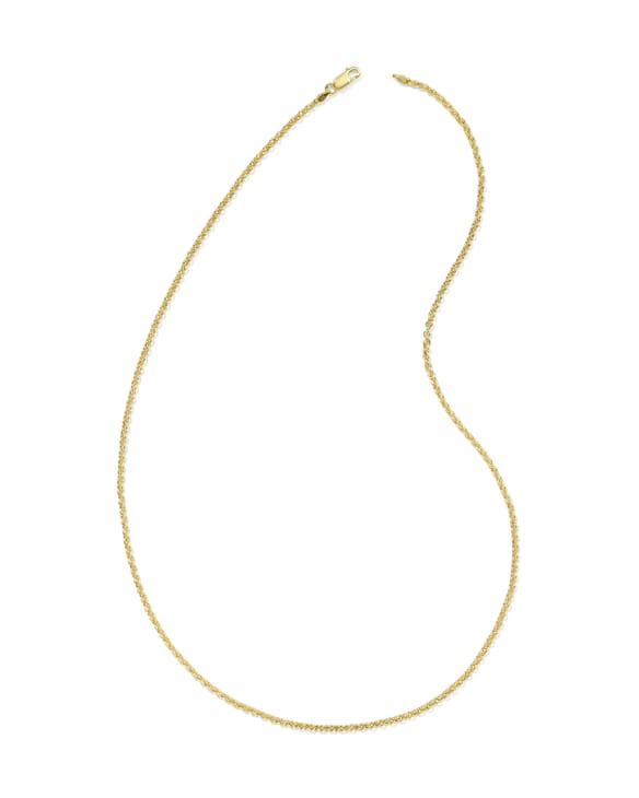 Axel 24" Chain Necklace in 18k Gold Vermeil