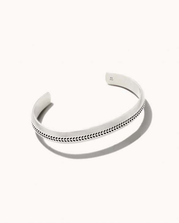Hicks Cuff Bracelet in Oxidized Sterling Silver