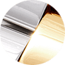 Dira 3 Link Watch Band in Two Tone Stainless Steel