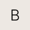 Beau Letter B Pendant Necklace in Vintage Gold