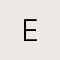 Beau Letter E Pendant Necklace in Vintage Gold