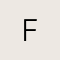 Beau Letter F Pendant Necklace in Vintage Gold