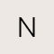 Beau Letter N Pendant Necklace in Vintage Gold
