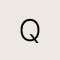 Letter Q Coin Charm in 18k Gold Vermeil