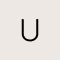 Letter U Coin Charm in 18k Gold Vermeil